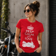 KOSZULKA DAMSKA M8 KEEP CALM & LOVE MOTO